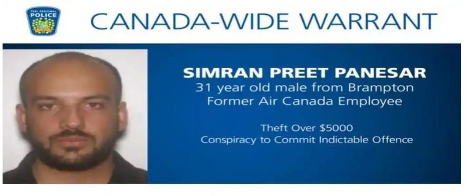 Simran Preet Panesar, prime accused in Canada’s largest gold heist. ED has raided his house in Punjab.